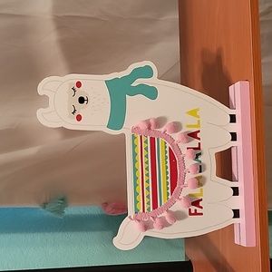 Llama Alpaca falalalala Christmas holiday festive decor happy fun colorful